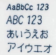 日本語文字縫い