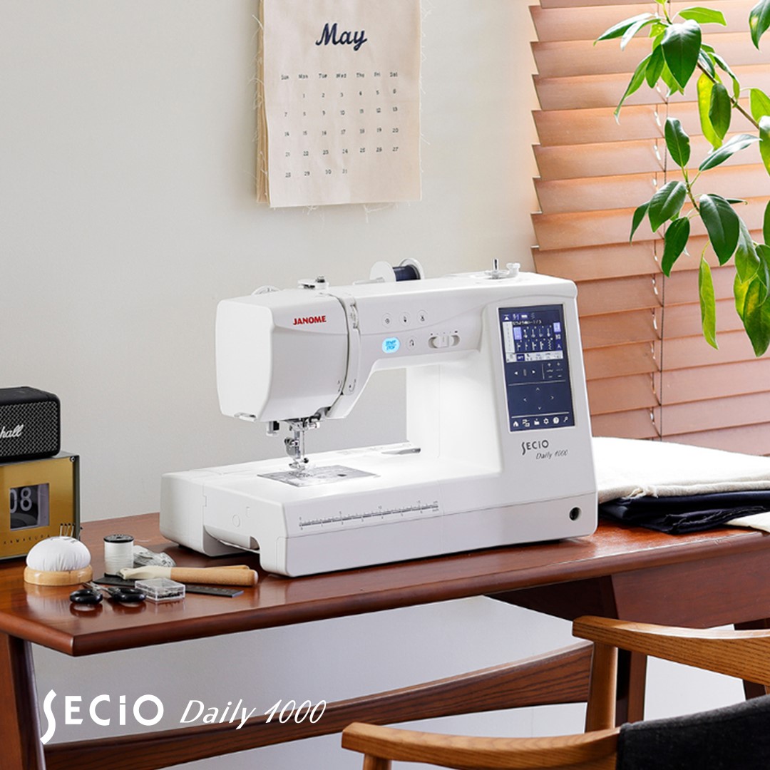 刺しゅう機能つきコンピュータミシン「SECiODaily1000」