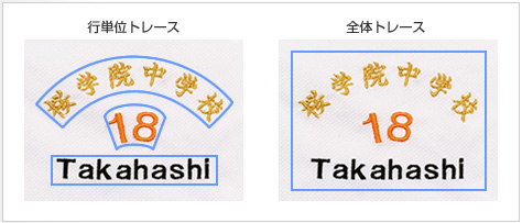 トレース機能