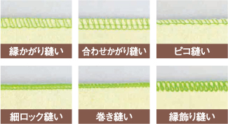 実用縫いから応用縫いまでラクラク操作